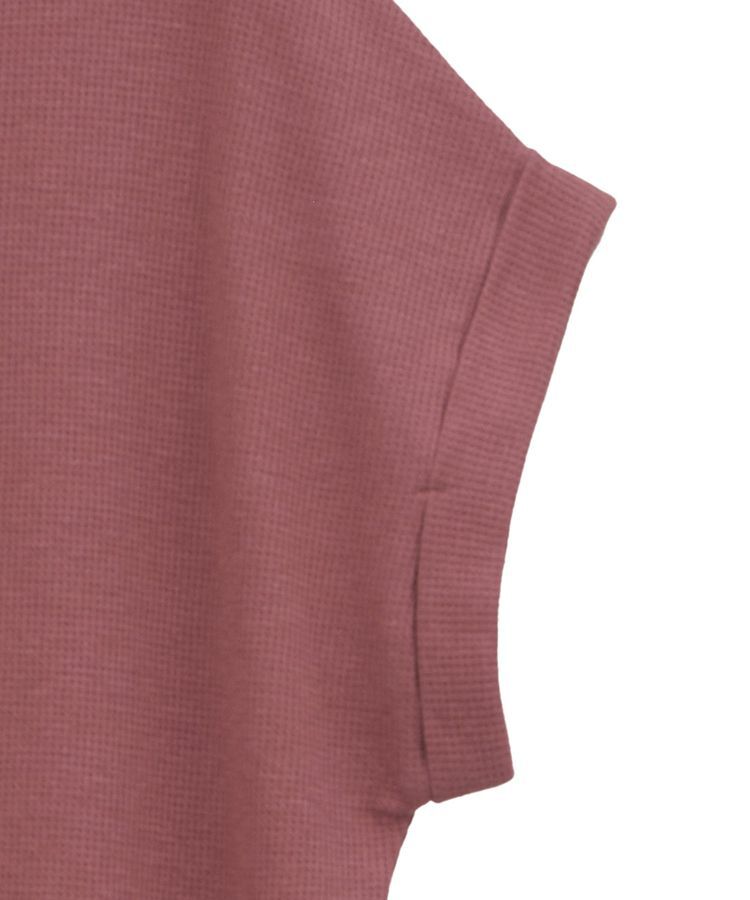 AMERICAN HOLIC「ワッフルサイドスリット半袖ワンピース」|ワンピース|