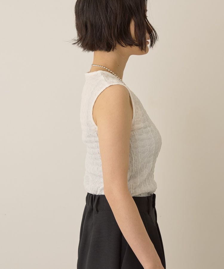 AMERICAN HOLIC「フクレジャガードノースリーブトップス」|Tシャツ・カットソー|