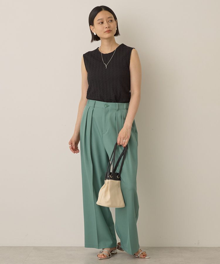 AMERICAN HOLIC「フクレジャガードノースリーブトップス」|Tシャツ・カットソー|