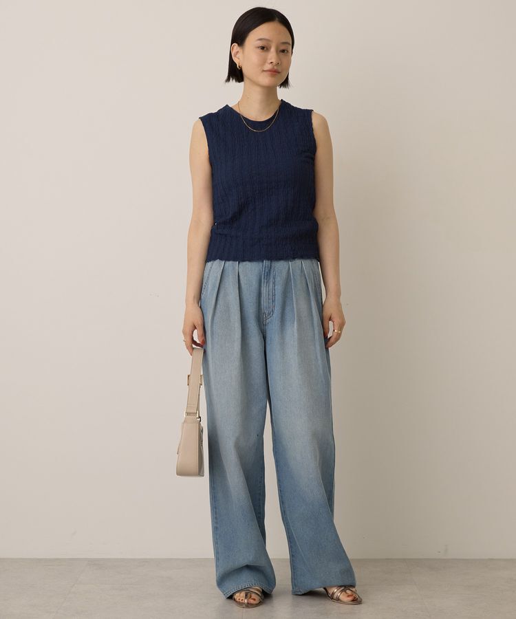 AMERICAN HOLIC「フクレジャガードノースリーブトップス」|Tシャツ・カットソー|