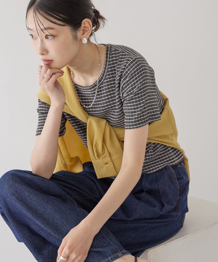 AMERICAN HOLIC「アソートシャーリング半袖プルオーバー」|Tシャツ・カットソー|チェック