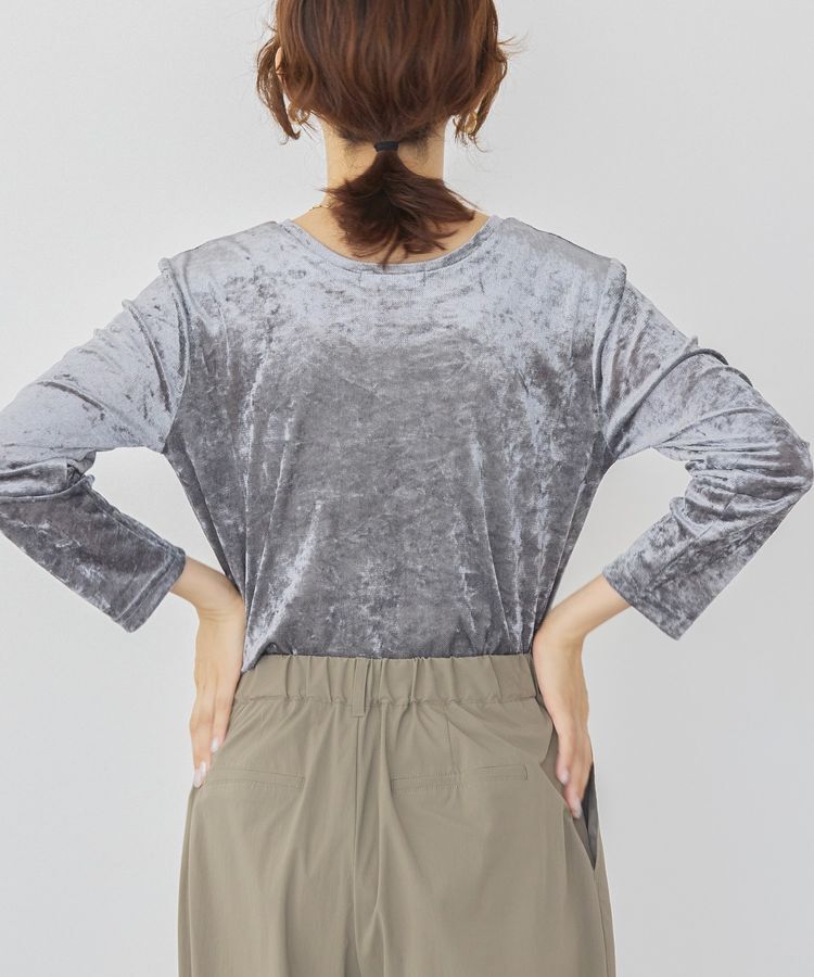 AMERICAN HOLIC「シアーベロアプルオーバー」|Tシャツ・カットソー|