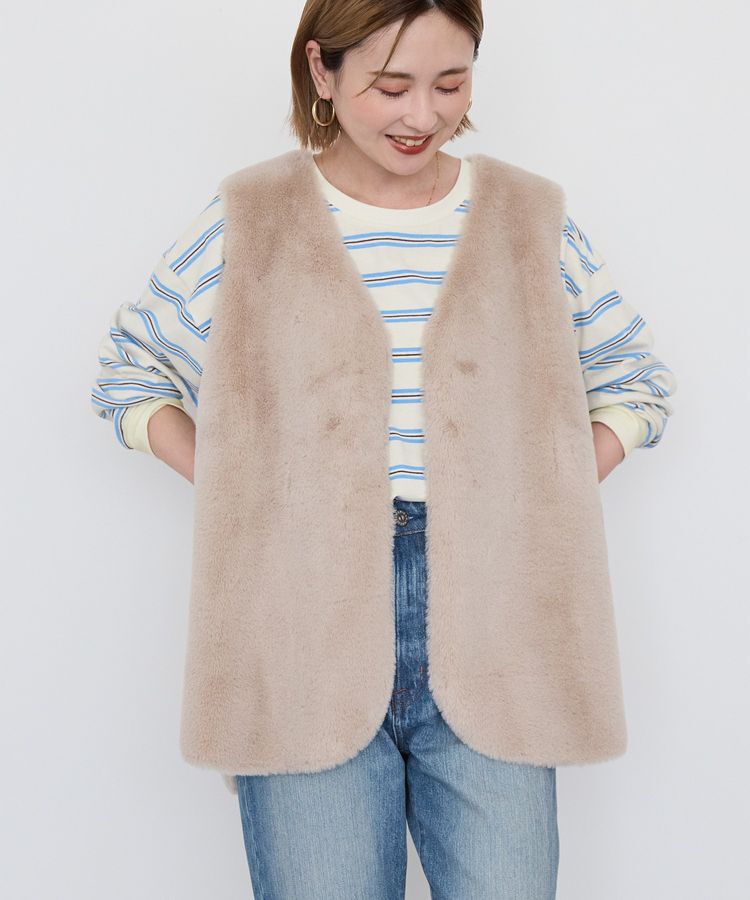 AMERICAN HOLIC「アソートボーダーロングTシャツ/チュニック」|Tシャツ・カットソー|