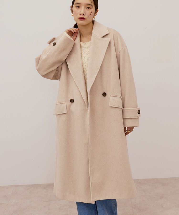 AMERICAN HOLIC「ルーズチェスターコート」|その他|Light beige