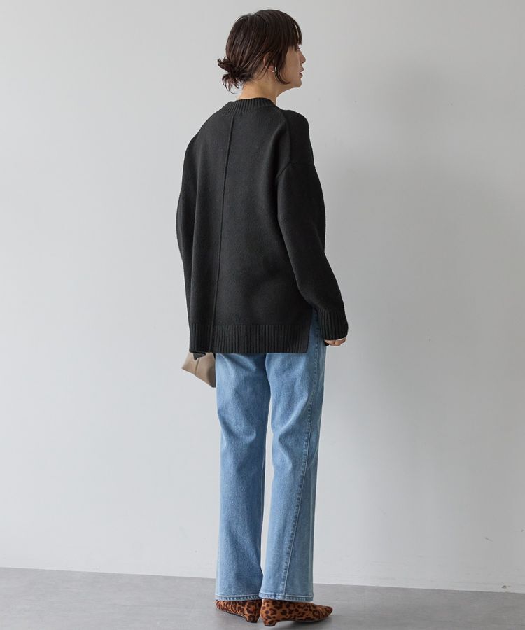 AMERICAN HOLIC「サイドスリットハイネックニットプルオーバー」|ニット・セーター|