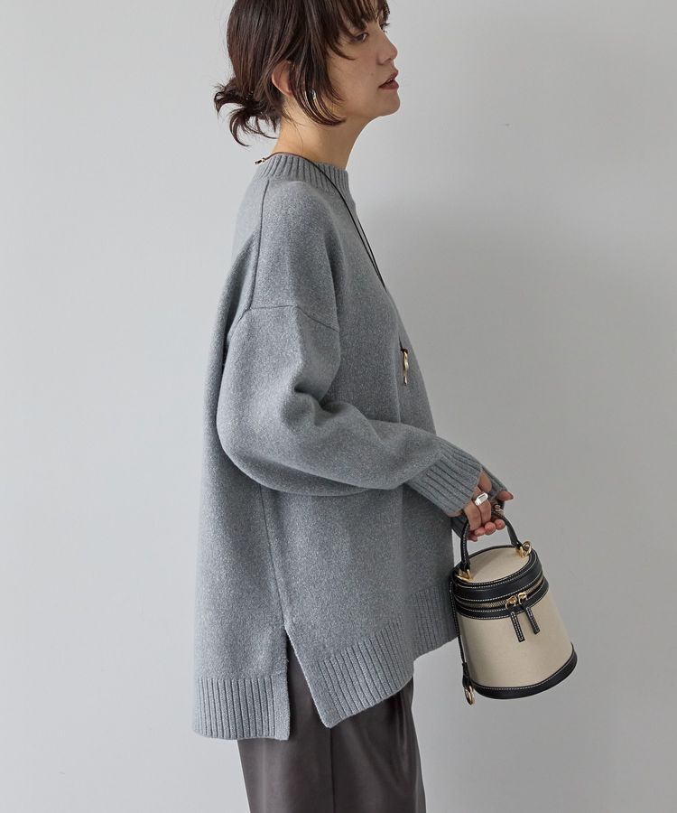 AMERICAN HOLIC「サイドスリットハイネックニットプルオーバー」|ニット・セーター|