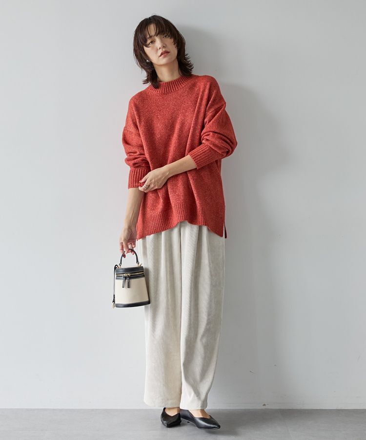 AMERICAN HOLIC「サイドスリットハイネックニットプルオーバー」|ニット・セーター|