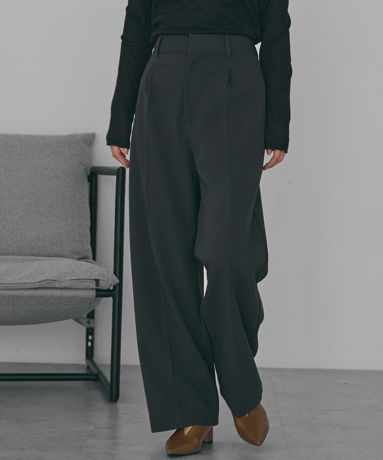 AMERICAN HOLIC「美・美・美あったかワイドパンツ」|その他|Charcoal Gray