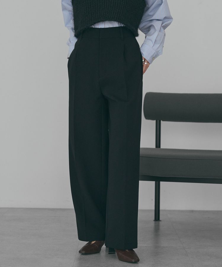 AMERICAN HOLIC「美・美・美あったかワイドパンツ」|その他|Black