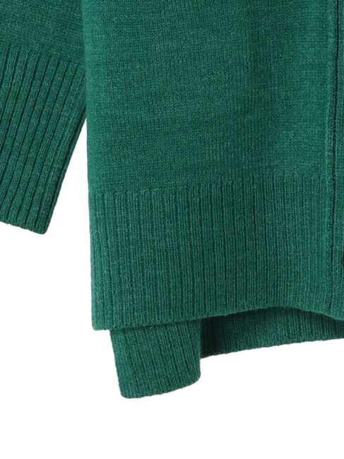 Green Parks「杢調Vネックカーディガン」|カーディガン|