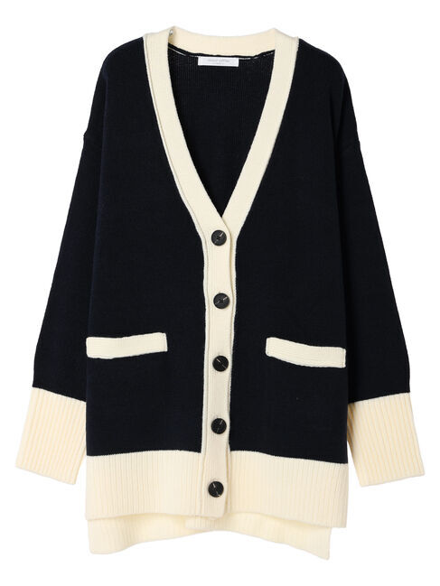 Green Parks「杢調Vネックカーディガン」|カーディガン|