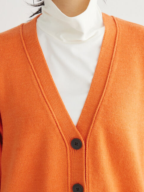 Green Parks「杢調Vネックカーディガン」|カーディガン|