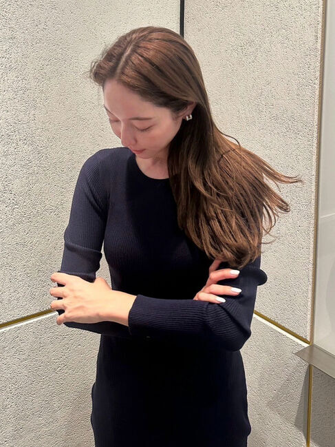 Green Parks「タイトシルエットリブニットワンピース」|ワンピース|