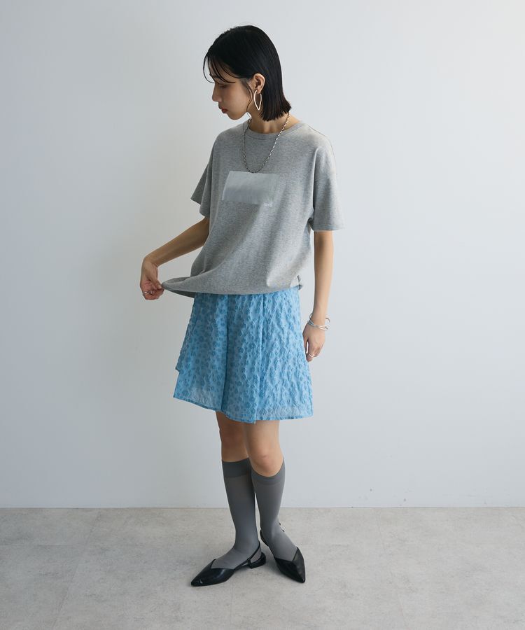 AnriettMusee「タック入りジャガードキュロットパンツ」|その他|