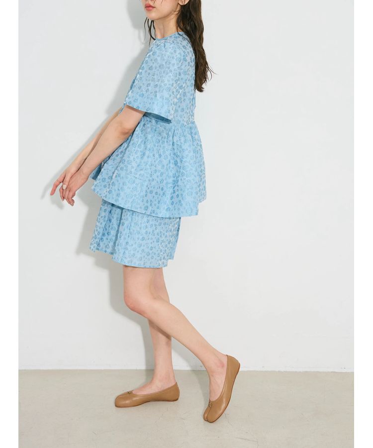 AnriettMusee「タック入りジャガードキュロットパンツ」|その他|