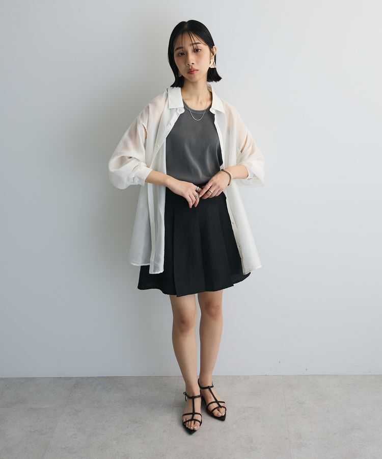 AnriettMusee「タック入りジャガードキュロットパンツ」|その他|