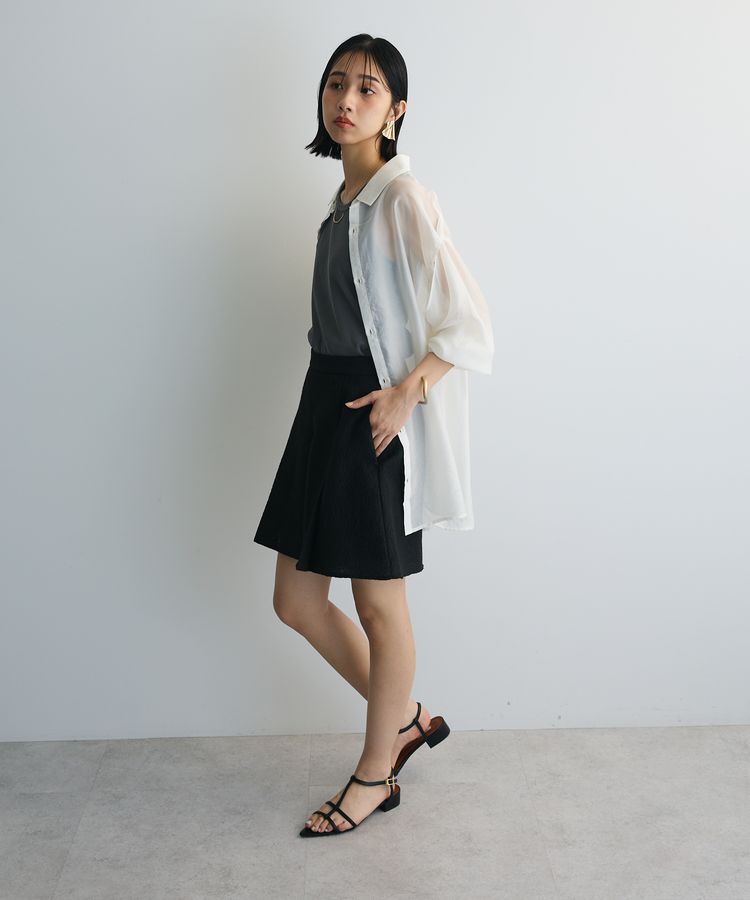 AnriettMusee「タック入りジャガードキュロットパンツ」|その他|