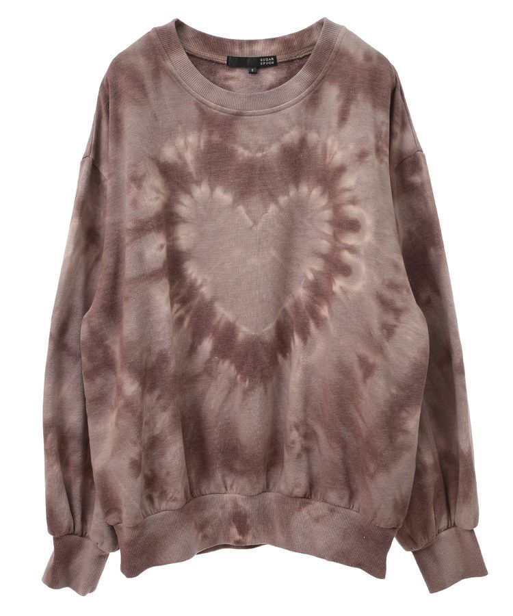 Green Parks「・SUGAR SPOON ハートタイダイスウェット」|スウェット・ジャージ|