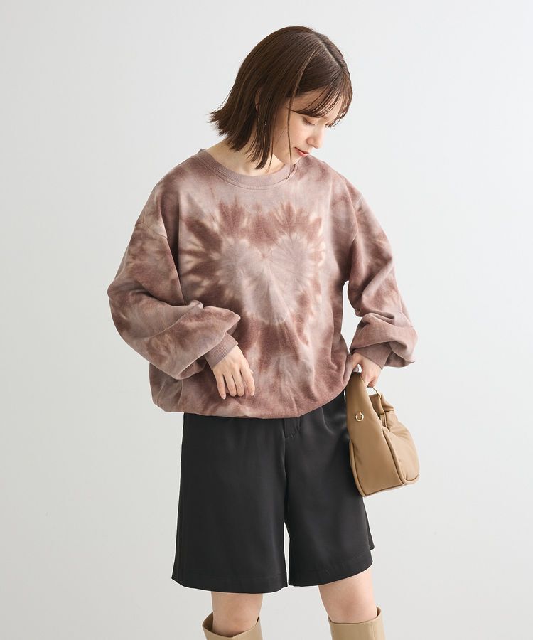 Green Parks「・SUGAR SPOON ハートタイダイスウェット」|スウェット・ジャージ|Brown