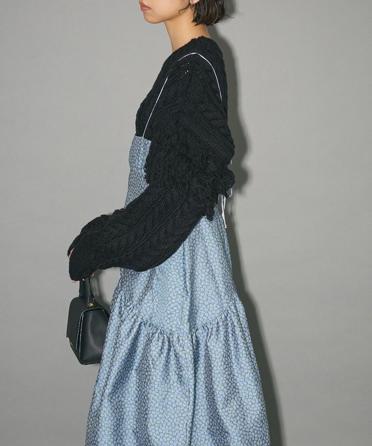 AnriettMusee「ジャガードキャミワンピース」|ワンピース|