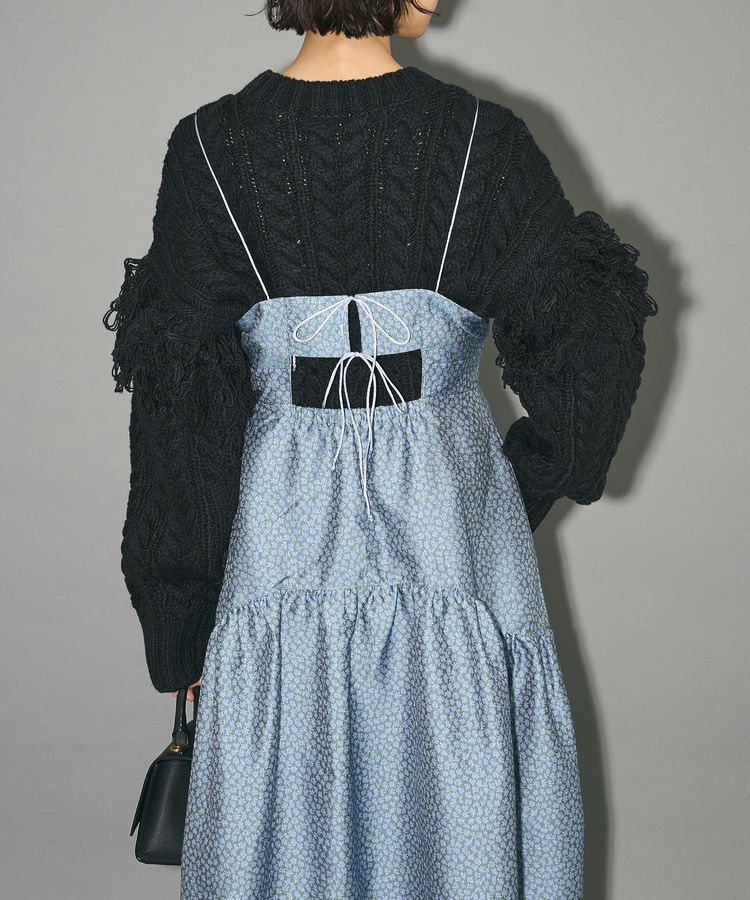 AnriettMusee「ジャガードキャミワンピース」|ワンピース|