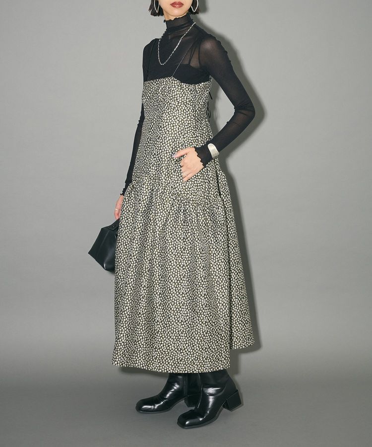 AnriettMusee「ジャガードキャミワンピース」|ワンピース|