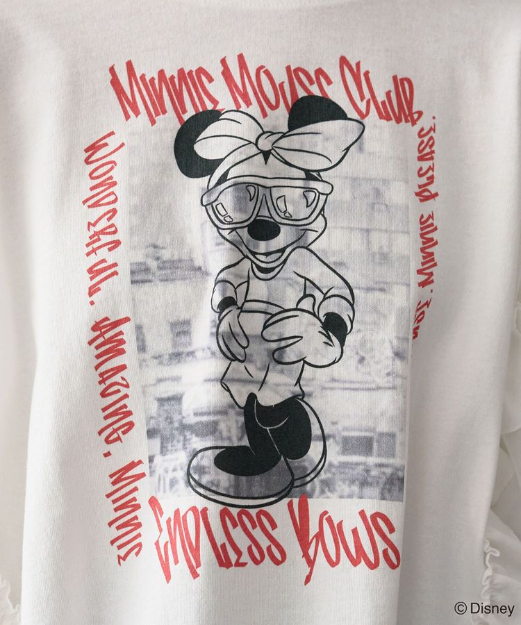 Green Parks「ミッキー＆フレンズ/袖フリルショート丈TEEⅡ」|Tシャツ・カットソー|