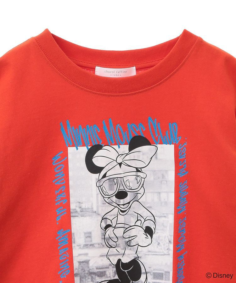 Green Parks「ミッキー＆フレンズ/袖フリルショート丈TEEⅡ」|Tシャツ・カットソー|