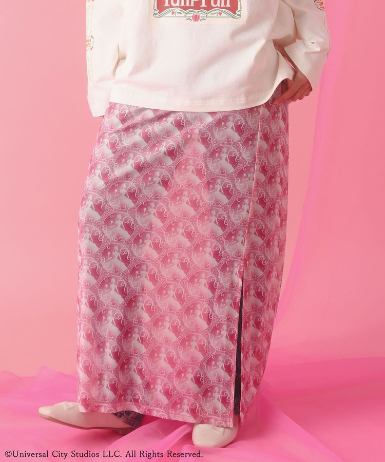 Green Parks「■WICKED パターンシアースカート」|タイト|