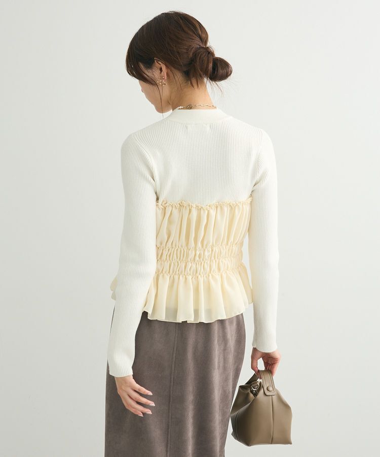 Green Parks「・swing by ビスチェレイヤーハイネックニット」|ニット・セーター|