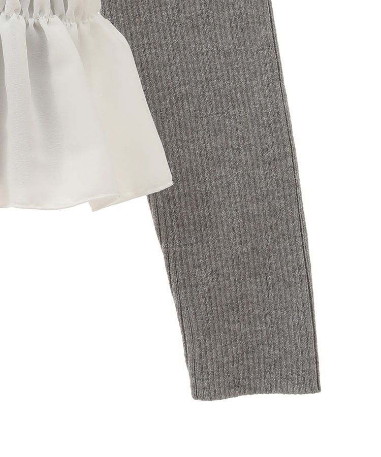 Green Parks「・swing by ビスチェレイヤーハイネックニット」|ニット・セーター|