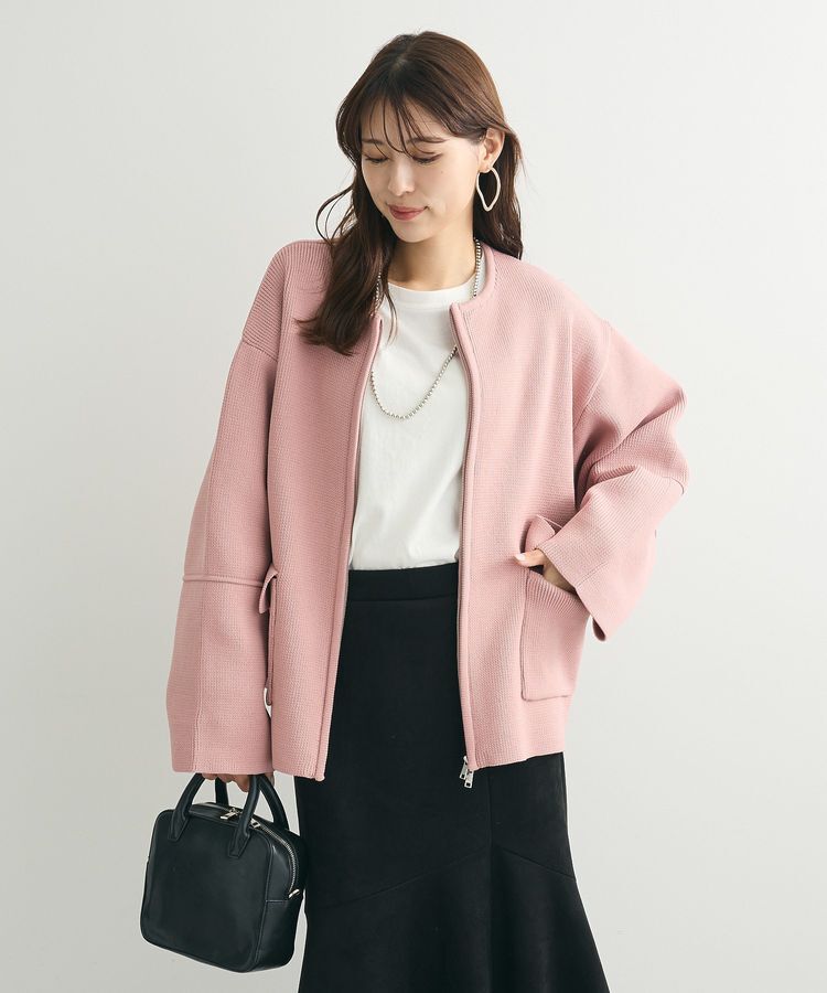 Green Parks「・swing by W-ZIPニットカーディガン」|カーディガン|