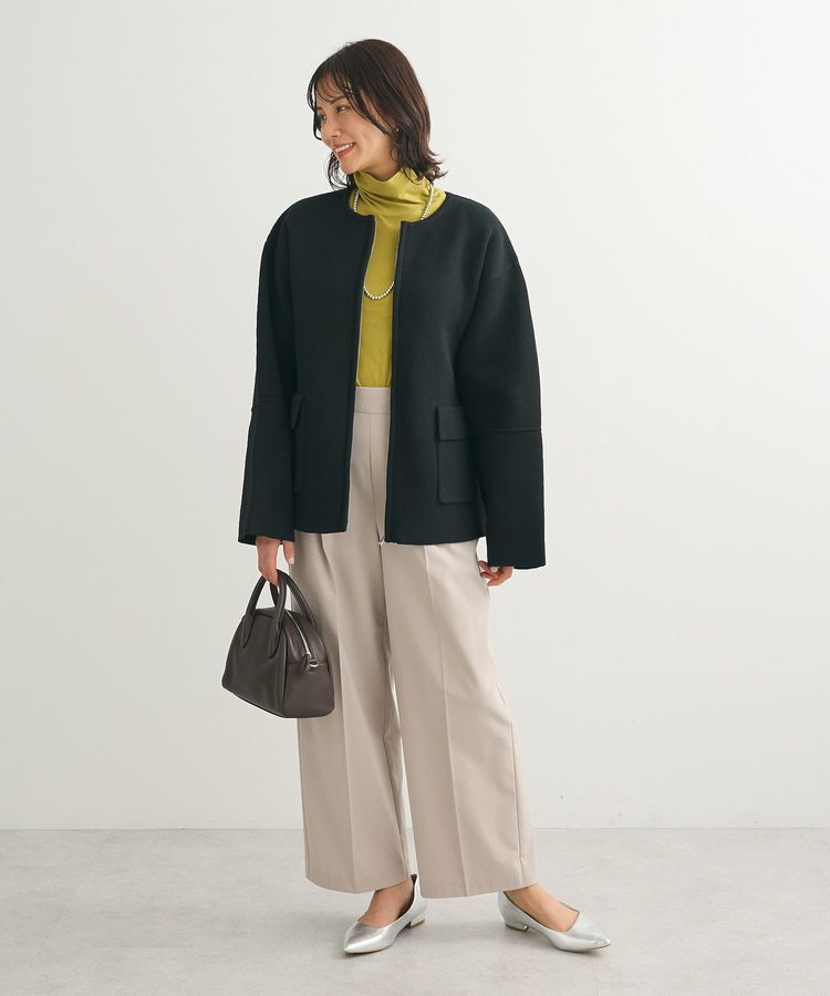 Green Parks「・swing by W-ZIPニットカーディガン」|カーディガン|