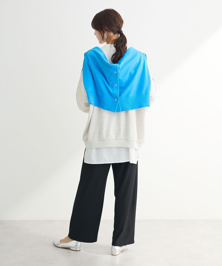 Green Parks「袖パイピングロゴチュニック」|スウェット・ジャージ|