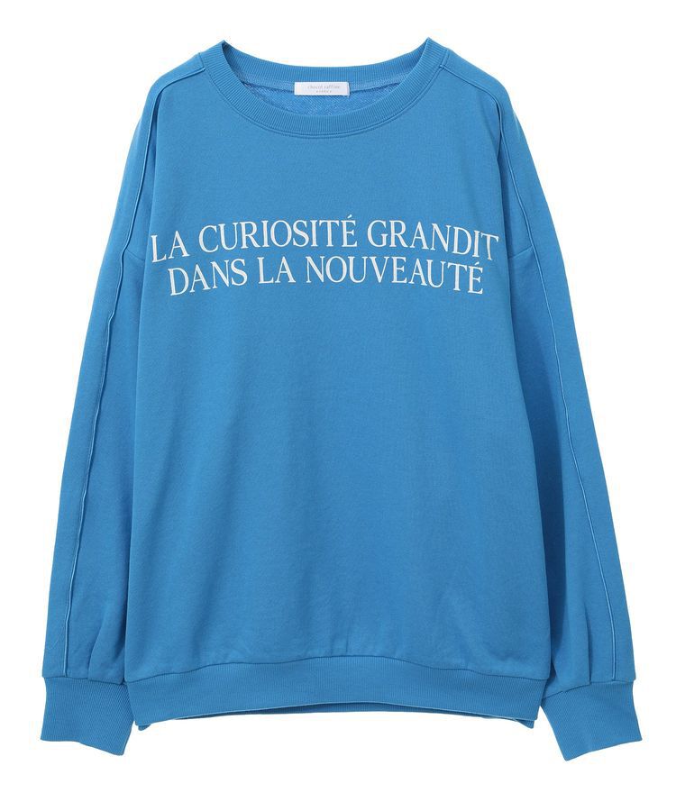 Green Parks「袖パイピングロゴチュニック」|スウェット・ジャージ|