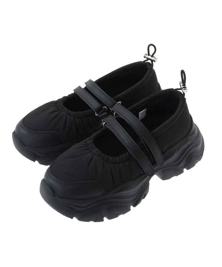 Green Parks「・richblue パフバレースニーカー」|スニーカー|Black