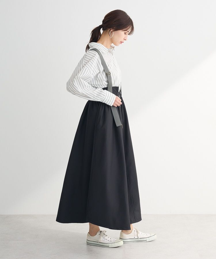 Green Parks「・DOUBLE FLAGS サスペンダーミリタリースカート」|スカート|