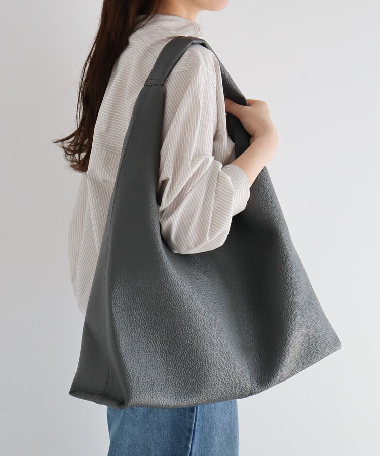 Green Parks「・QUON 軽量トライアングルトート」|トートバッグ|Charcoal Gray