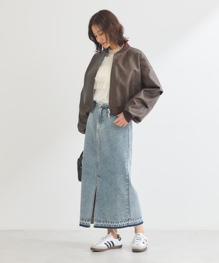 Green Parks「・ELENCARE DUE チュールドッキングブラウス」|シャツ・ブラウス|