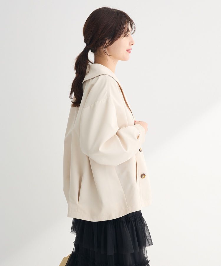 Green Parks「撥水加工 ショート丈トレンチコート」|トレンチコート|