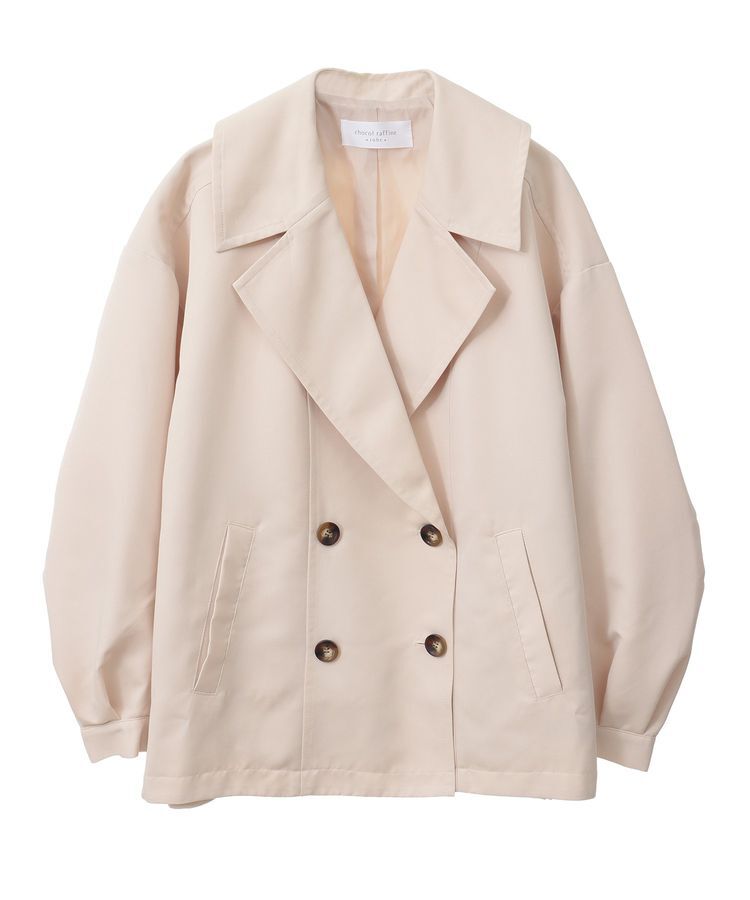 Green Parks「撥水加工 ショート丈トレンチコート」|トレンチコート|