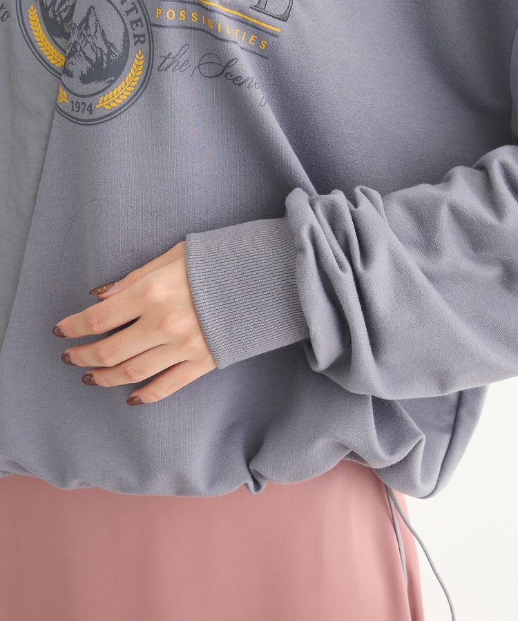 Green Parks「リメイク風ナイロンドッキングプルオーバー」|スウェット・ジャージ|