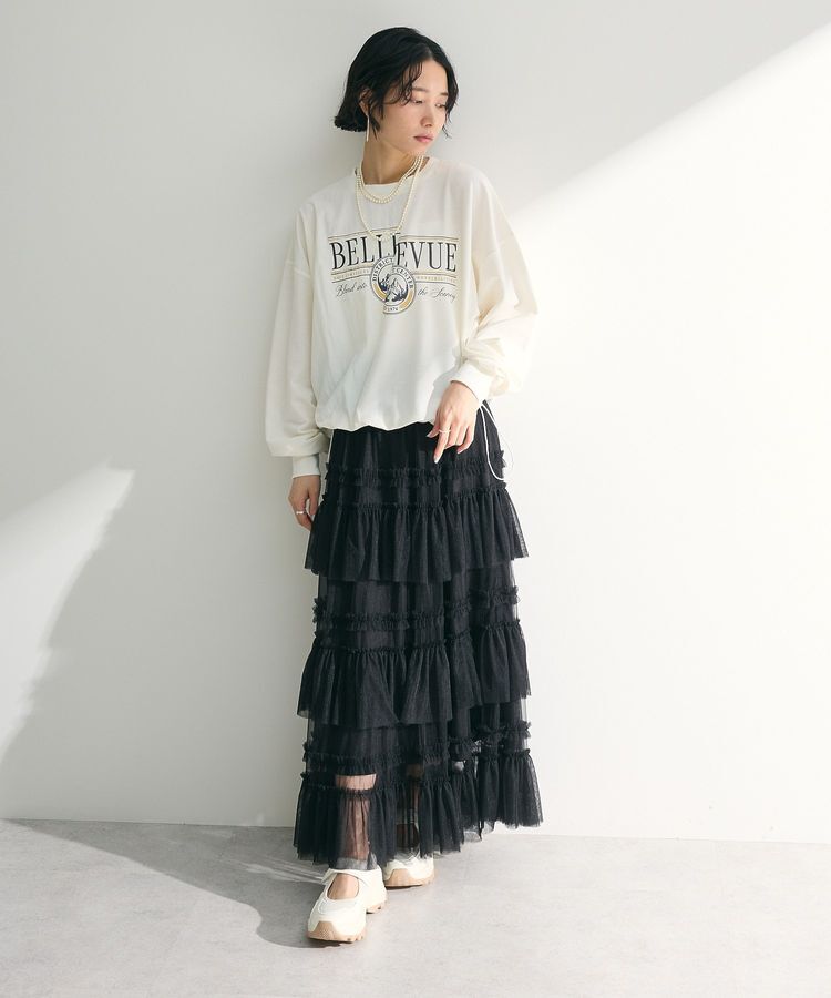 Green Parks「リメイク風ナイロンドッキングプルオーバー」|スウェット・ジャージ|