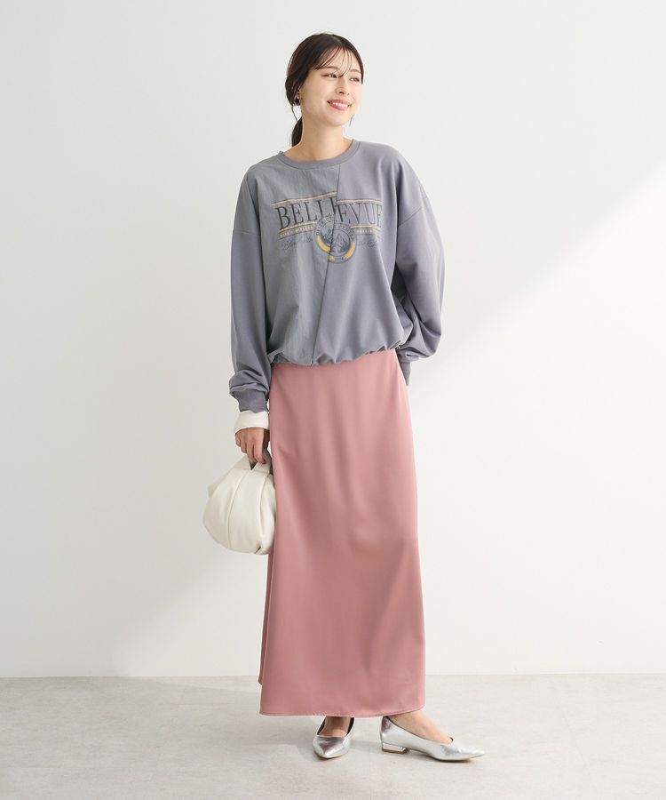 Green Parks「リメイク風ナイロンドッキングプルオーバー」|スウェット・ジャージ|