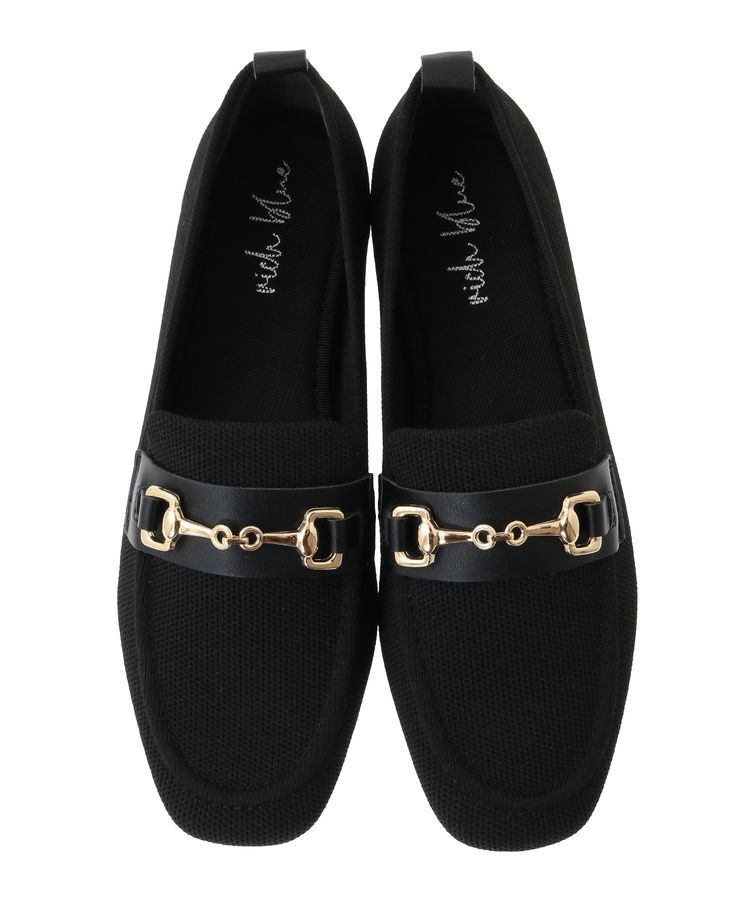 Green Parks「・richblue ニットローファ-」|ローファー|