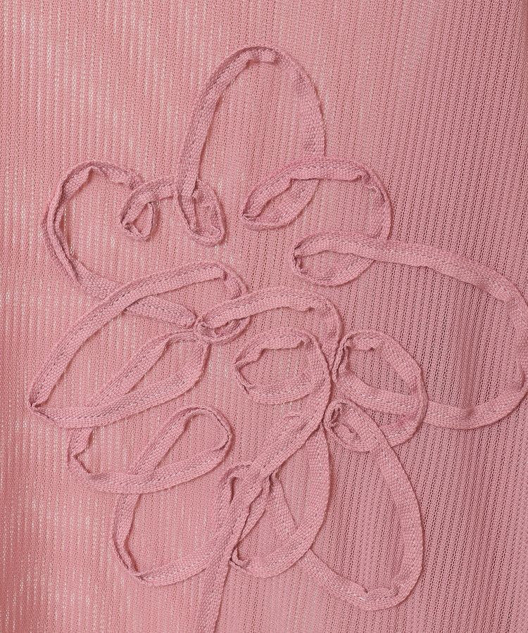 Green Parks「・ELENCARE DUE コード刺繍シアーロンT」|Tシャツ・カットソー|