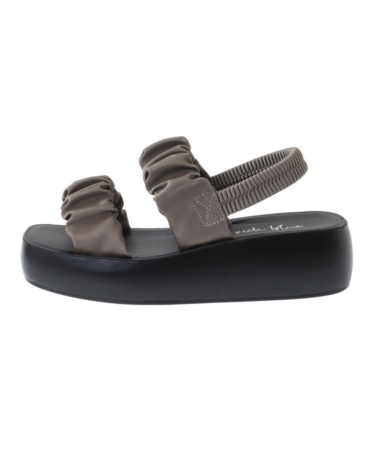 Green Parks「・richblue ギャザーアツゾコサンダル」|サンダル|