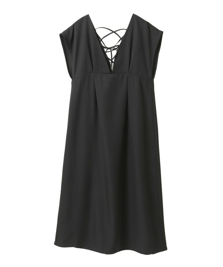 Green Parks「フレンチスリーブレースアップジャンスカ」|ジャンパースカート|