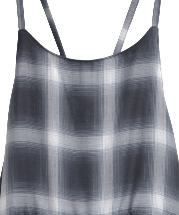 Green Parks「・Petit Fleur オンブレーチェックキャミワンピ」|ワンピース|