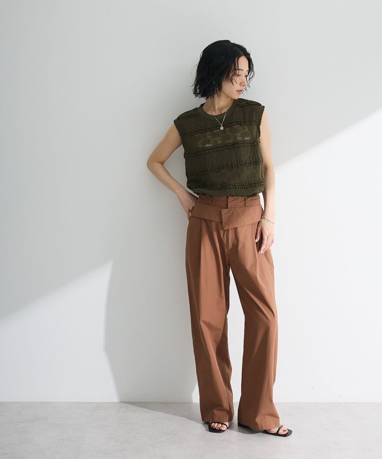 Green Parks「・ELENCARE DUE ダブルウエストパンツ」|その他|